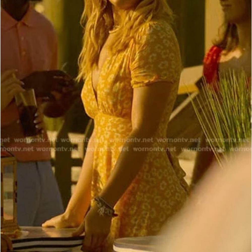 Floral Yellow Dress
